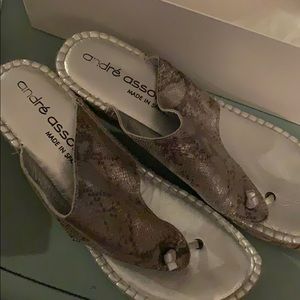 Andres Snake Skin Sandal